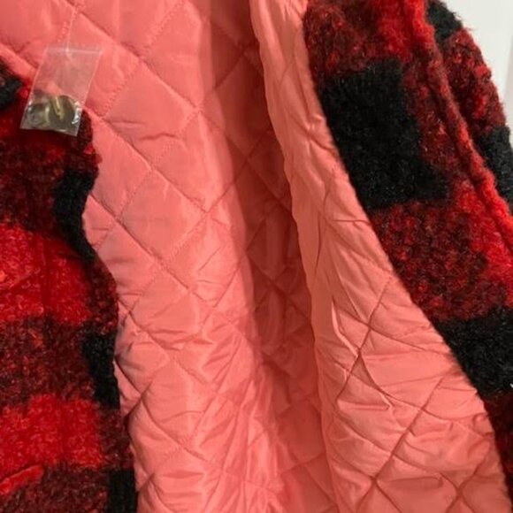 NEW Sundance Woodcutters Buffalo Plaid Sherpa Jacket Size XL - Picture 13 of 15